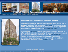 Tablet Screenshot of lowellhousechicago.com
